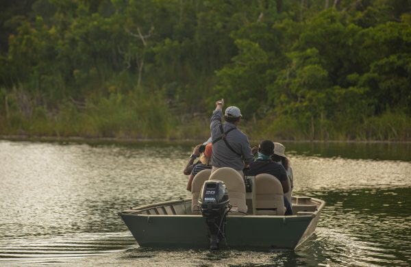 Chan Chich Boat adventure